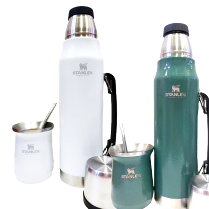 KIT DE TERMO PARA MATE STANLEY 1 LITRO 3 EN 1