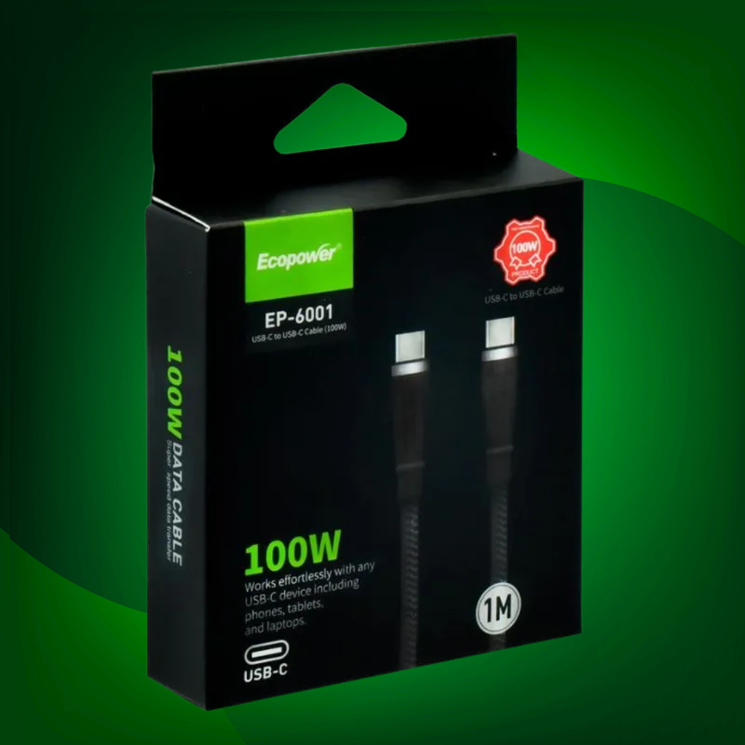 CABLE TIPO C A TIPO C 100W EP-6001