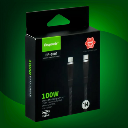 CABLE TIPO C A TIPO C 100W EP-6001