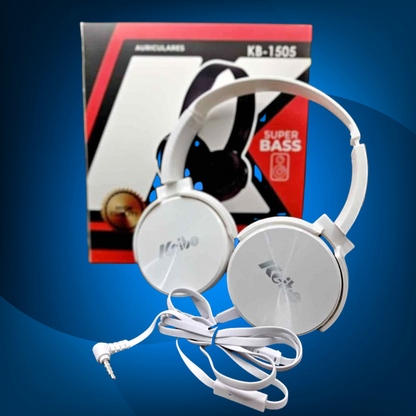 AURICULAR SUPER BASS KEIBO KB-1505 CON MICRÓFONO