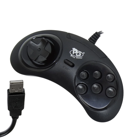 CONTROL ANALOGICO USB NEGRO PARA PC
