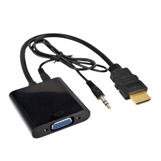 CONVERSOR HDMI A VGA CON AUDIO