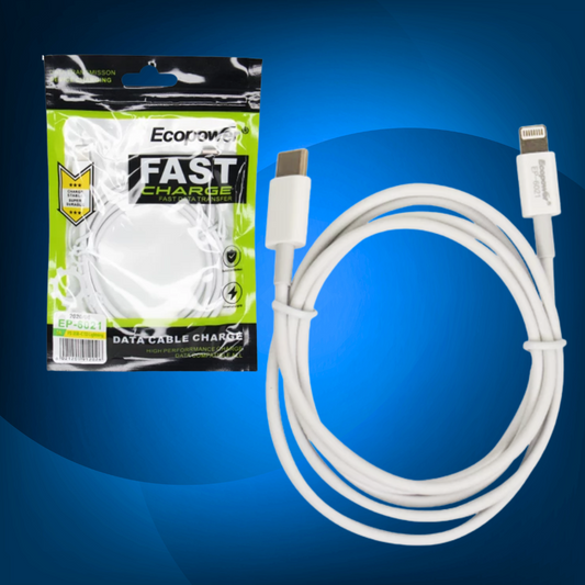 CABLE TIPO C A IPHONE 3A ECOPOWER EP-6021