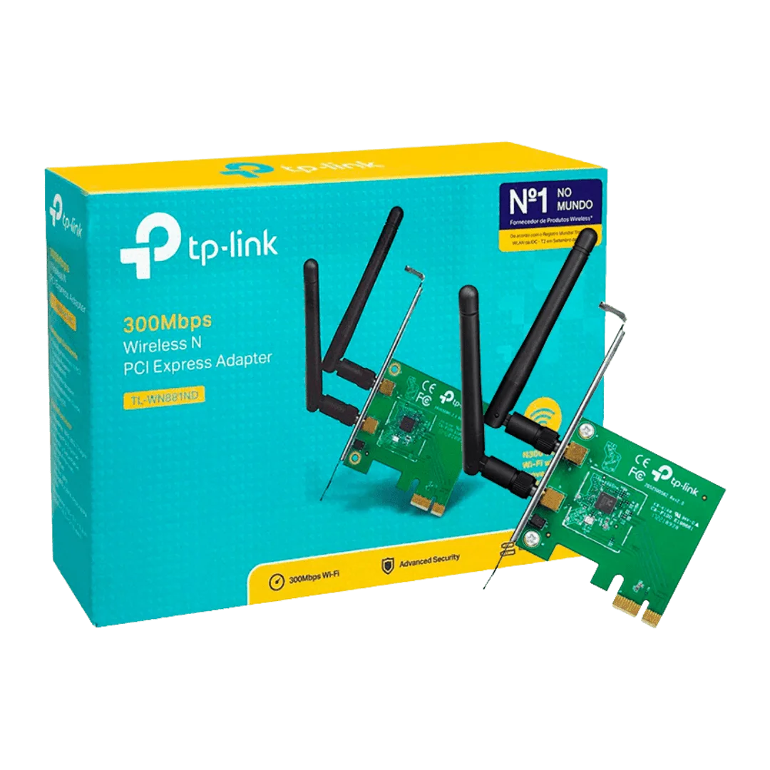 PLACA WIFI PCI-E TP-LINK TL-WN881ND 300 Mbps