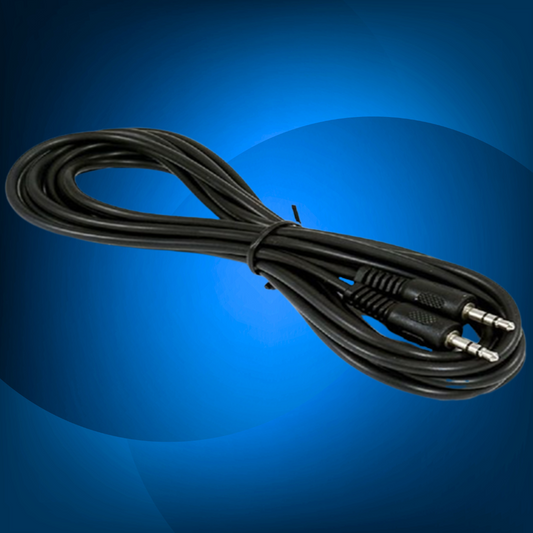CABLE AUXILIAR MACHO A MACHO 1.5 METROS