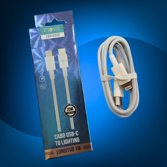 CABLE TIPO C A IPHONE 20W INOVA IN-0010