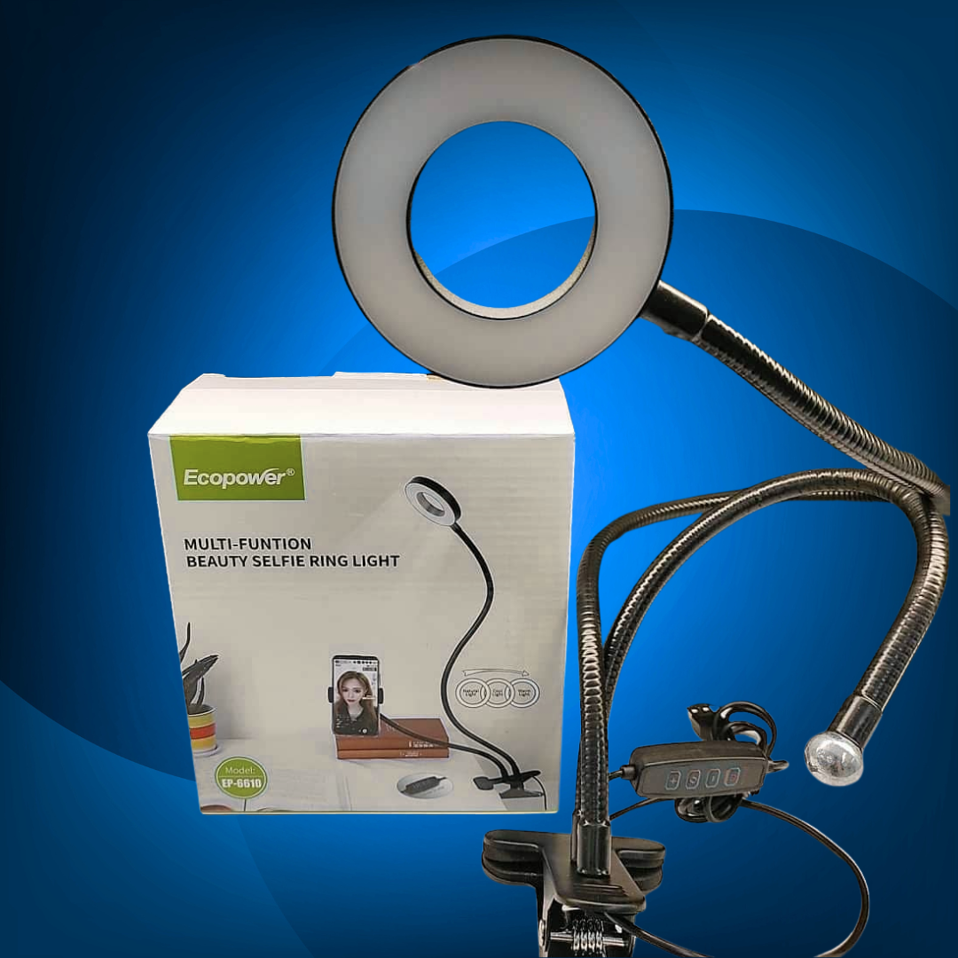 ARO LED EP-6610 CON SOPORTE PARA CELULAR