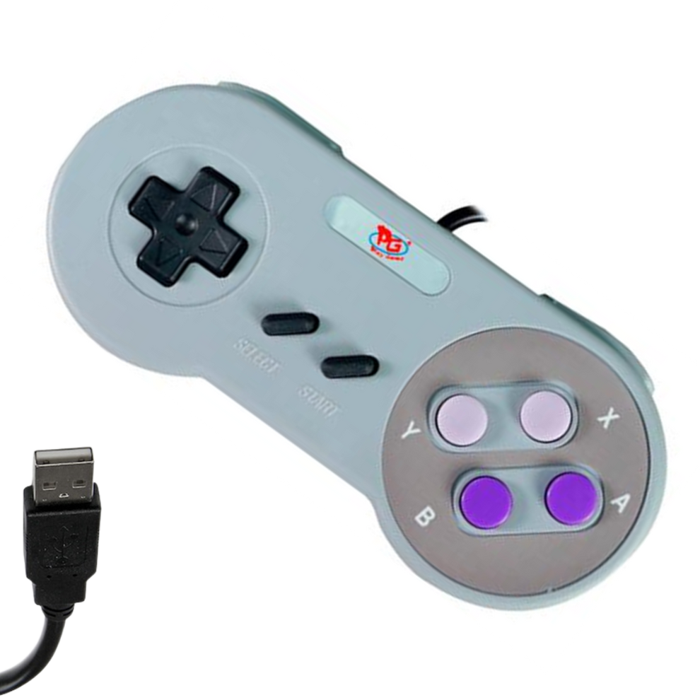 CONTROL SUPER NINTENDO PLAY GAME USB – FERTEC