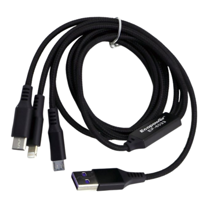 CABLE ECOPOWER 3 EN 1 EP-6033 V8/C/IP 6A
